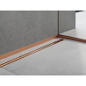 Mexen Line-B front shower strip 180 cm, brushed copper - 186503180U