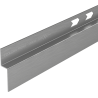 Mexen Line-B front shower strip 130 cm, gun gray brushed - 186603130U