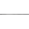 Mexen Line-B frontal shower strip 180 cm, gun gray brushed - 186603180U