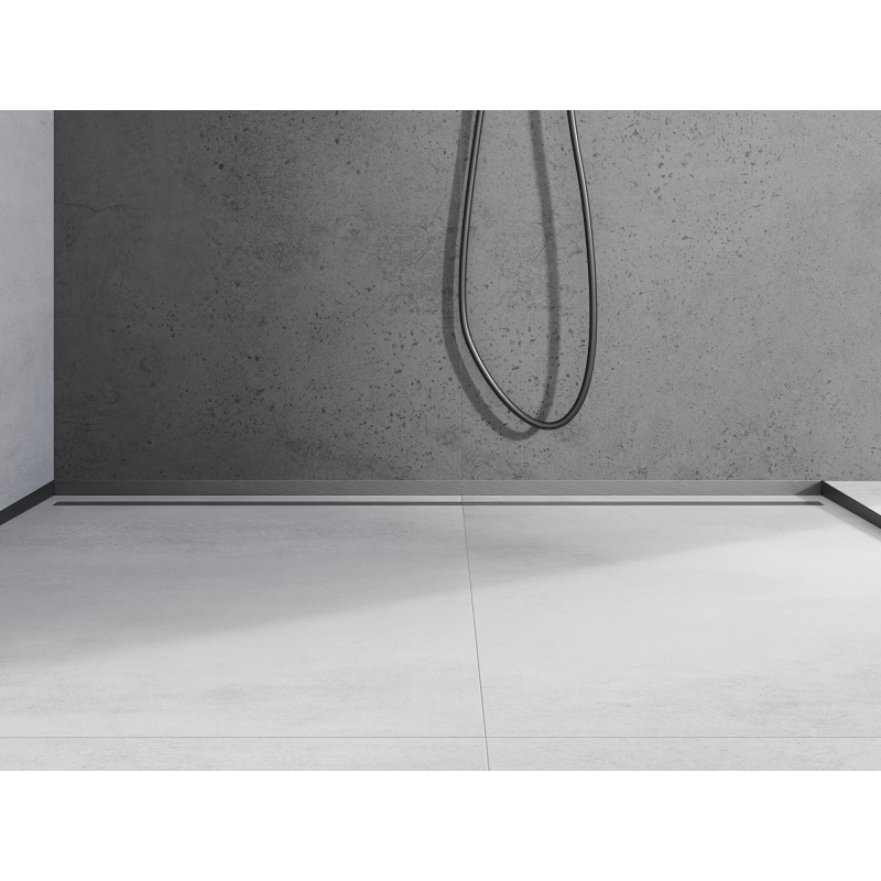 Mexen Line-B frontal shower strip 180 cm, gun gray brushed - 186603180U