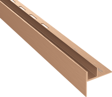 Mexen Line-B sloped strip for glass 180 cm left, brushed copper - 186504180L