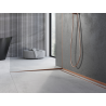Mexen Line-B sloped strip for glass 180 cm left, brushed copper - 186504180L