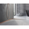 Mexen Line-B 120 cm slope strip for glass, right, brushed copper - 186504120R