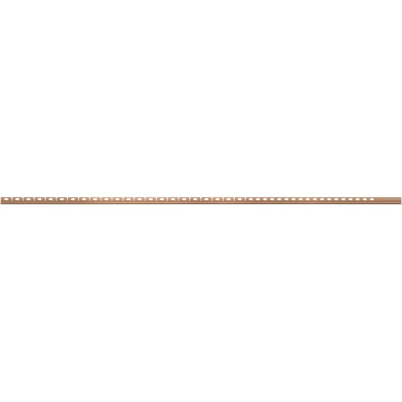 Mexen Line-B sloped strip for glass 180 cm left, brushed copper - 186504180L