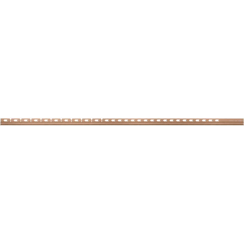Mexen Line-B sloping strip for glass 120 cm left, brushed copper - 186504120L