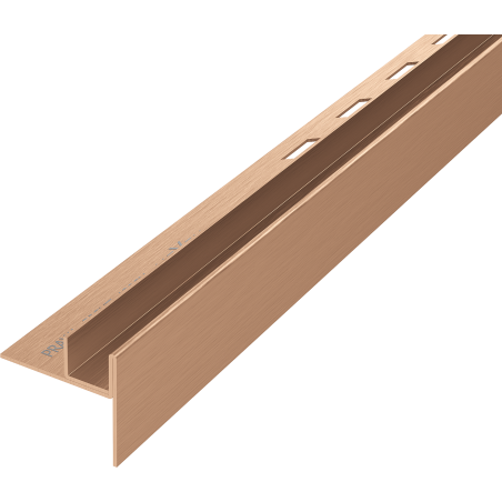 Mexen Line-B 180 cm glass incline strip right, brushed copper - 186504180R