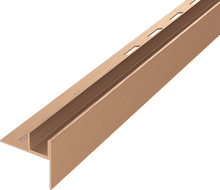 Mexen Line-B 180 cm glass incline strip right, brushed copper - 186504180R