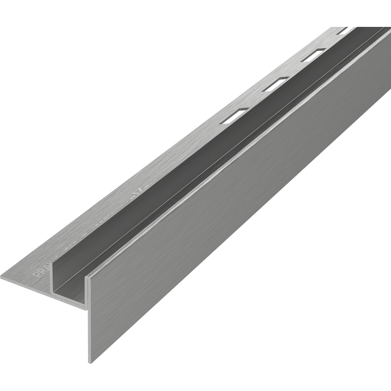Mexen Line-B drop strip for glass 120 cm right, gun gray brushed - 186604120R
