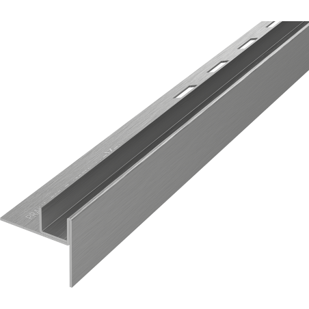 Mexen Line-B drop strip for glass 120 cm right, gun gray brushed - 186604120R
