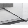 Mexen Line-B drop strip for glass 120 cm right, gun gray brushed - 186604120R