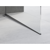 Mexen Line-B sloping strip for glass 180 cm right, brushed gun gray - 186604180R