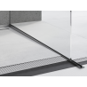 Mexen Line-B sloping strip for glass 180 cm right, brushed gun gray - 186604180R