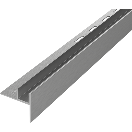 Mexen Line-B sloping strip for glass 180 cm right, brushed gun gray - 186604180R