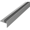 Mexen Line-B sloping strip for glass 180 cm right, brushed gun gray - 186604180R