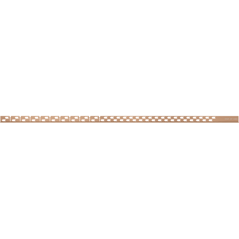 Mexen Line-B floor gradient strip 120 cm left, brushed copper - 186501120L