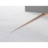 Mexen Line-B floor gradient strip 120 cm left, brushed copper - 186501120L