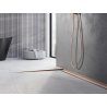 Mexen Line-B floor gradient strip 120 cm left, brushed copper - 186501120L