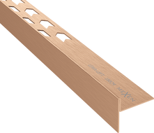 Mexen Line-B floor transition strip 180 cm left, brushed copper - 186501180L