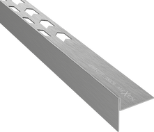Mexen Line-B floor slope trim 180 cm left, gun gray brushed - 186601180L