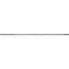 Mexen Line-B floor slope trim 180 cm left, gun gray brushed - 186601180L