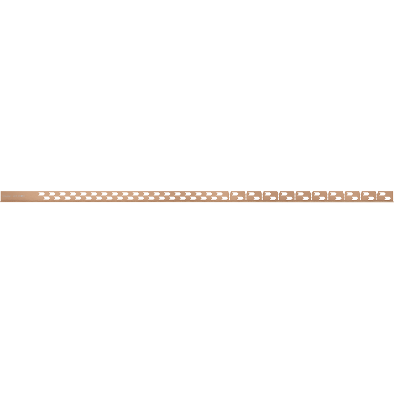 Mexen Line-B 120 cm right floor drop strip, brushed copper - 186501120R