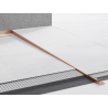 Mexen Line-B 120 cm right floor drop strip, brushed copper - 186501120R