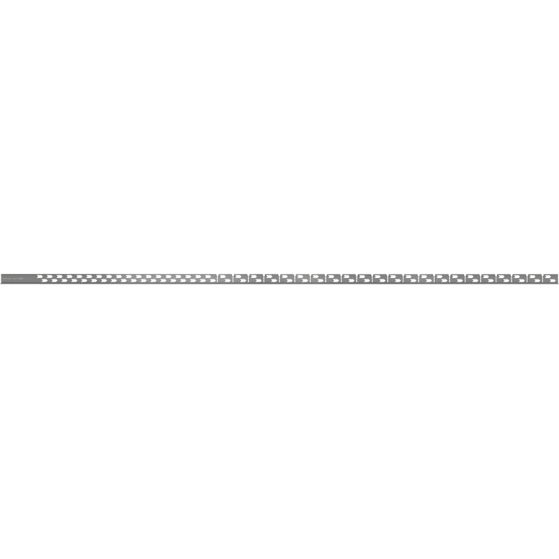 Mexen Line-B floor sloping strip 180 cm right, gun gray brushed - 186601180R