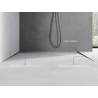 Mexen Line-B floor gradient strip 120 cm right, brushed gun gray - 186601120R