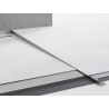 Mexen Line-B floor sloping strip 180 cm right, gun gray brushed - 186601180R