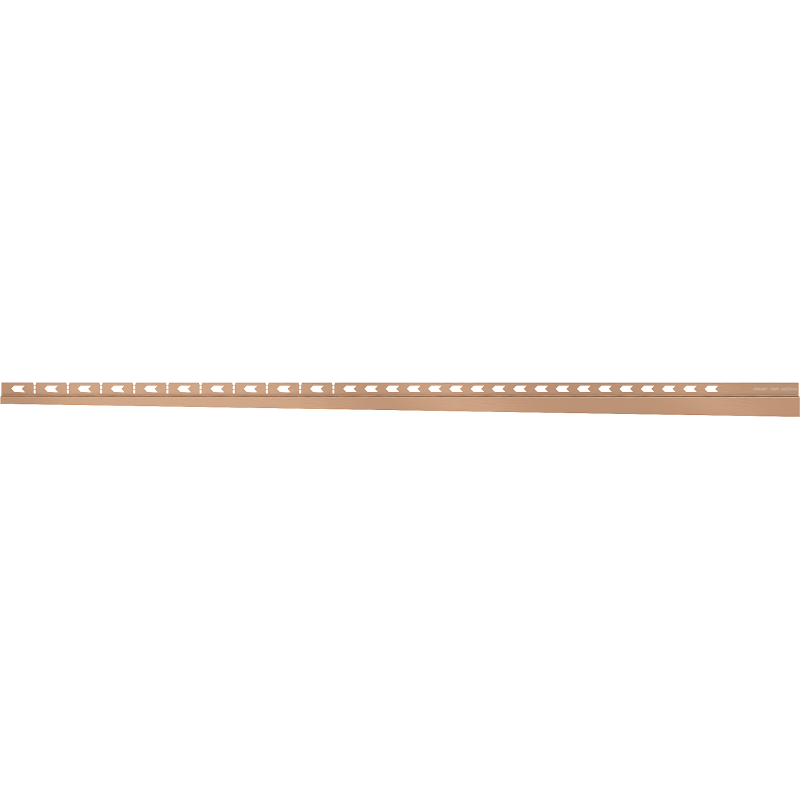 Mexen Line-B wall slope strip 120 cm left, brushed copper - 186502120L