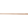 Mexen Line-B wall slope strip 120 cm left, brushed copper - 186502120L