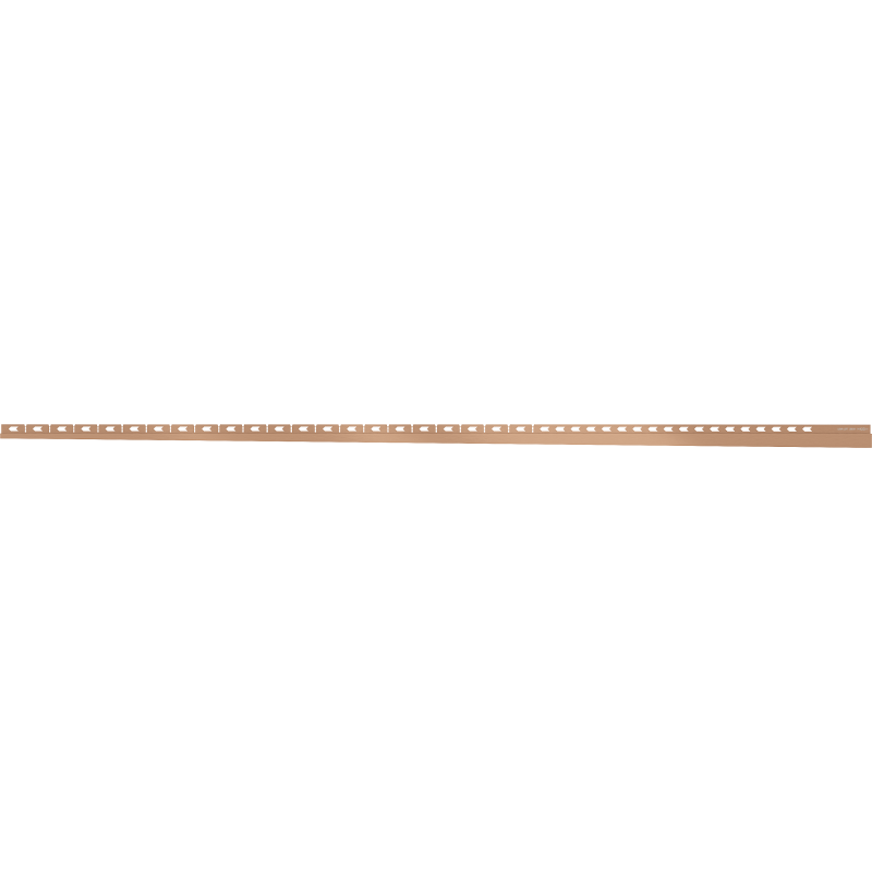 Mexen Line-B wall-mounted sloping strip 180 cm left, brushed copper - 186502180L