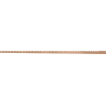 Mexen Line-B wall-mounted sloping strip 180 cm left, brushed copper - 186502180L