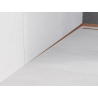 Mexen Line-B wall slope strip 120 cm left, brushed copper - 186502120L