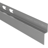 Mexen Line-B drop wall strip 180 cm left, gun gray brushed - 186602180L
