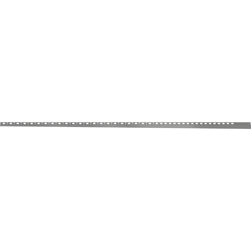 Mexen Line-B drop wall strip 180 cm left, gun gray brushed - 186602180L
