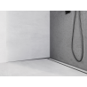 Mexen Line-B drop wall strip 180 cm left, gun gray brushed - 186602180L