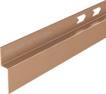 Mexen Line-B wall-mounted sloping strip 120 cm right, brushed copper - 186502120R