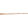Mexen Line-B wall-mounted sloping strip 120 cm right, brushed copper - 186502120R