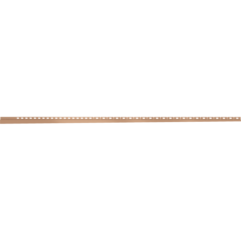 Mexen Line-B wall-mounted sloping strip 180 cm right, brushed copper - 186502180R