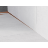 Mexen Line-B wall-mounted sloping strip 180 cm right, brushed copper - 186502180R