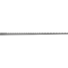 Mexen Line-B wall-mounted sloping strip 120 cm right, gun gray brushed - 186602120R