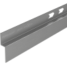 Mexen Line-B wall-mounted sloping strip 180 cm right, gun gray brushed - 186602180R