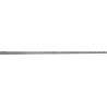 Mexen Line-B wall-mounted sloping strip 180 cm right, gun gray brushed - 186602180R