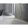 Mexen Line-B sloping strip for glass 120 cm left, gold - 185004120L