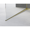 Mexen Line-B sloping strip for glass 120 cm left, gold - 185004120L