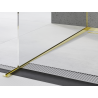 Mexen Line-B sloping strip for glass 120 cm left, gold - 185004120L