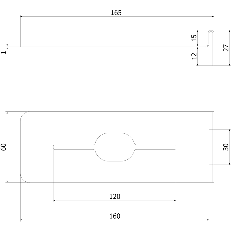 Mexen Uni mounting spacer clip - C9907-02