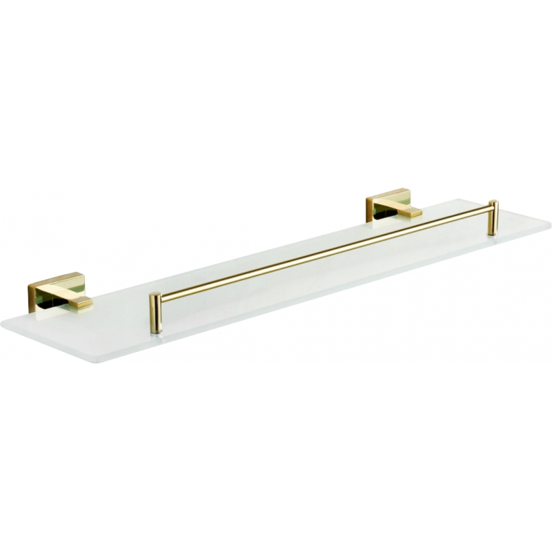 Mexen Arno hanging glass shelf, Gold - 7020737-50