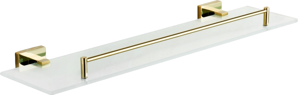 Mexen Arno hanging glass shelf, Gold - 7020737-50